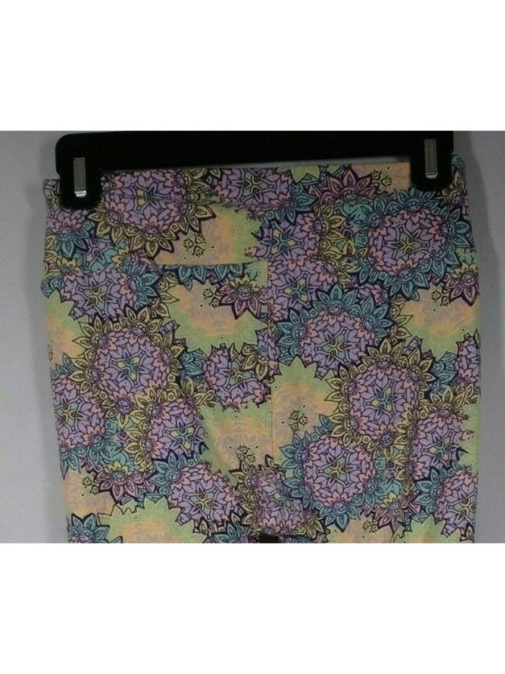 New LuLaRoe One Size Leggings With Colorful Mosaic Floral Designs